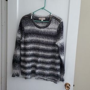 Michael Kors zipper shoulder sweater